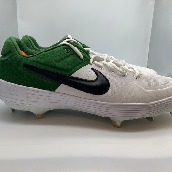 Nike Air Zoom Dragon Low Men\'s Metal Baseball Cleats White/Green Size 15 main image 9